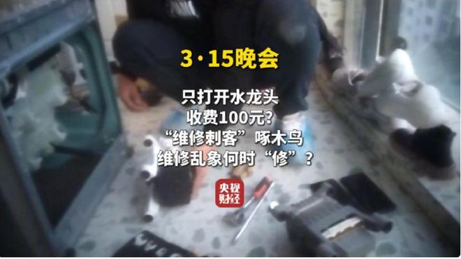 0元！公司回应：确认属实将会对师傅进行严格处罚爱游戏app维修刺客啄木鸟只开个水龙头收费10(图2)