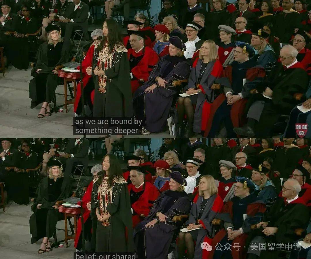 讲的中国女生蒋雨融来自青岛英高毕业本科就